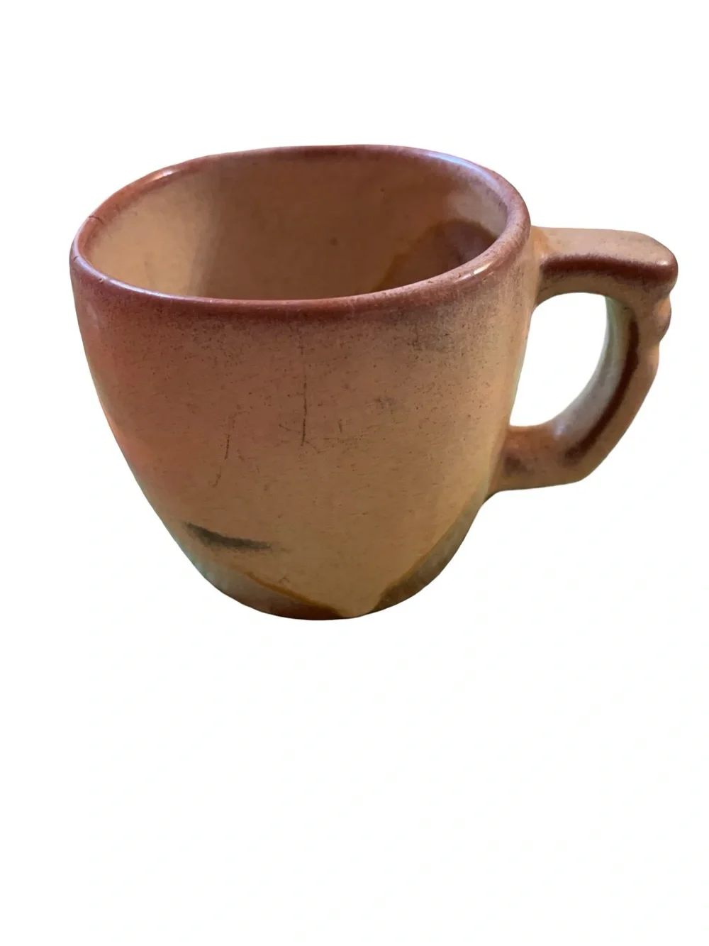 Set of 5 Vintage MCM Frankoma Plainsman Coffee Mugs 5C Desert Gold Brown Pottery